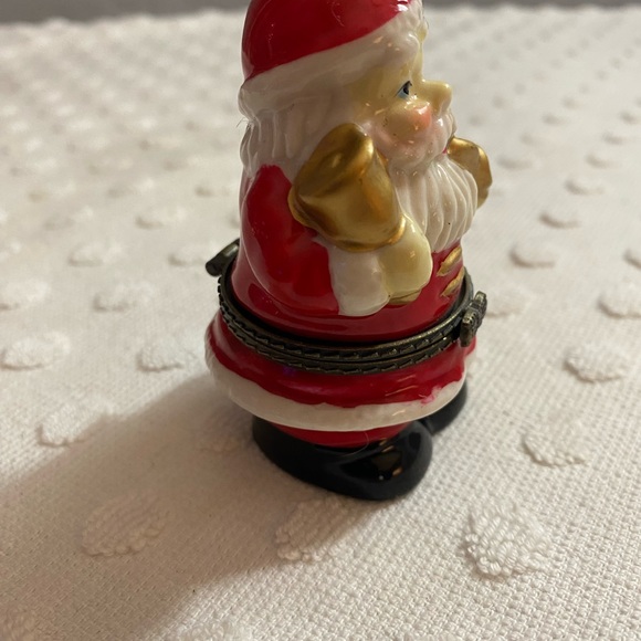 Santa Claus porcelain trinket box - Picture 4 of 7